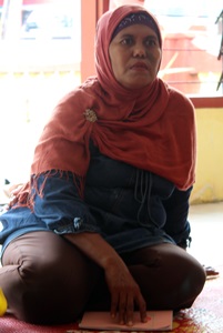 Weliherti, warga belajar Sekolah Perempuan Akar Rumput (SPAR) Padang Pariaman. [Foto : Mas Rachmadi]